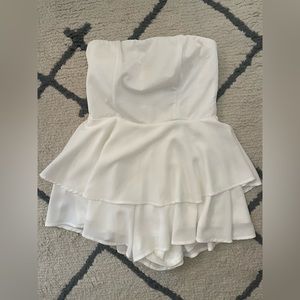 The Rolla Romper White Princess Polly Size 6 just dry cleaned! graduation!